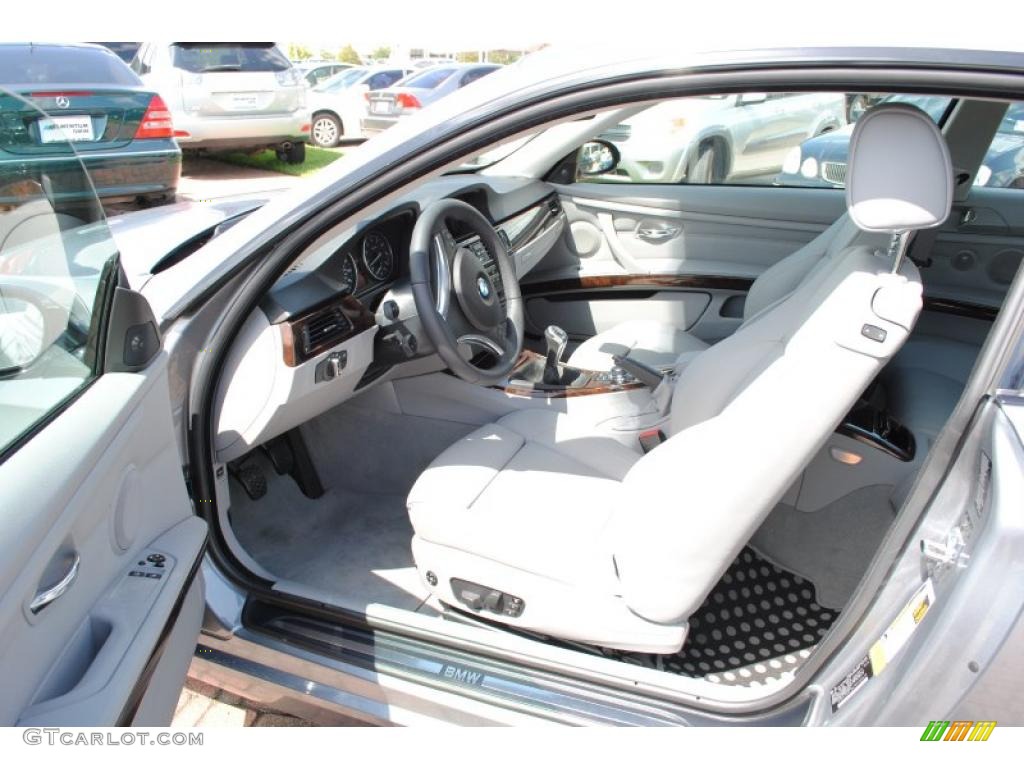 2009 3 Series 335i Coupe - Space Grey Metallic / Grey photo #12