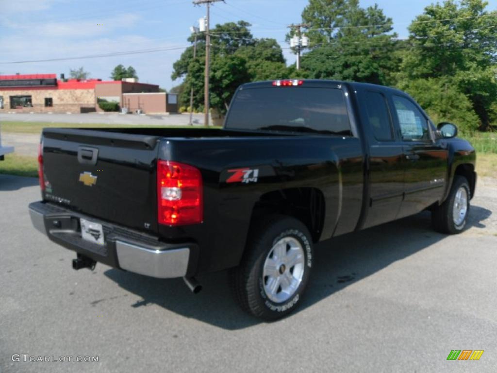 2010 Silverado 1500 LT Extended Cab 4x4 - Black / Ebony photo #4