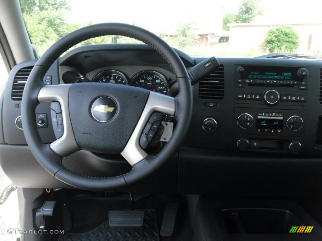 2010 Silverado 1500 LT Extended Cab 4x4 - Summit White / Ebony photo #15