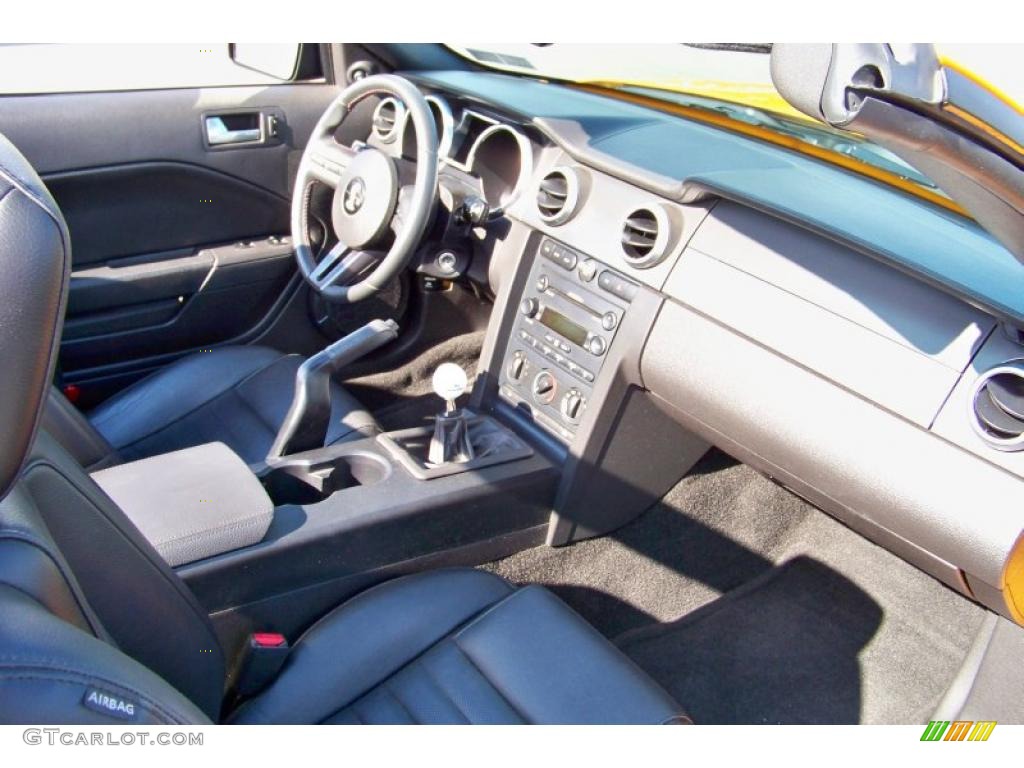 2007 Mustang Shelby GT500 Convertible - Grabber Orange / Black Leather photo #17