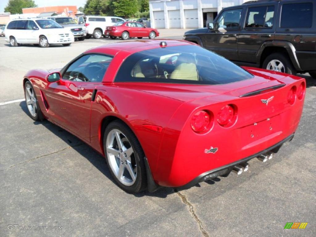 2005 Corvette Coupe - Victory Red / Cashmere photo #3