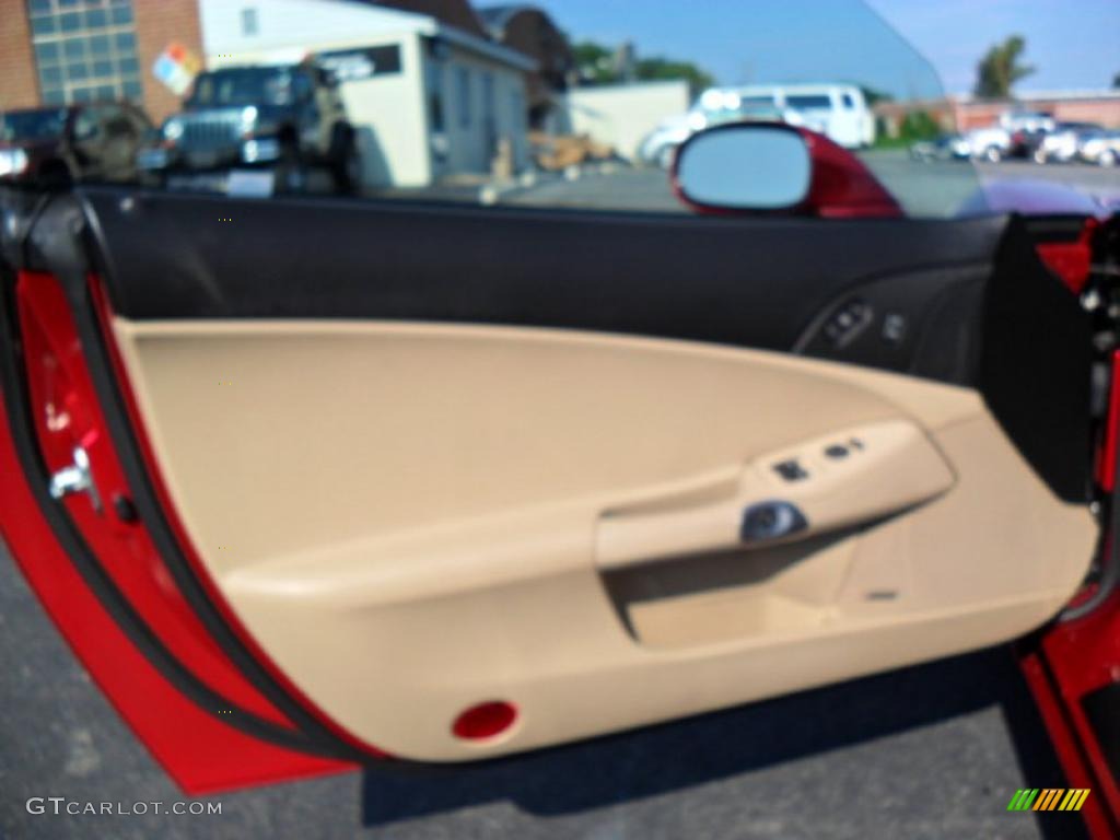 2005 Corvette Coupe - Victory Red / Cashmere photo #7