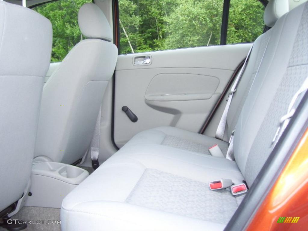2007 Cobalt LS Sedan - Sunburst Orange Metallic / Gray photo #9