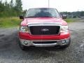 2008 Bright Red Ford F150 XLT SuperCab 4x4  photo #2