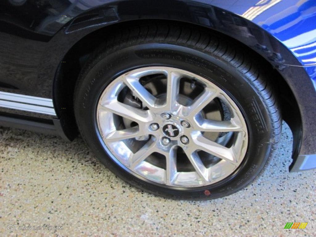 2011 Mustang V6 Premium Coupe - Kona Blue Metallic / Charcoal Black photo #4