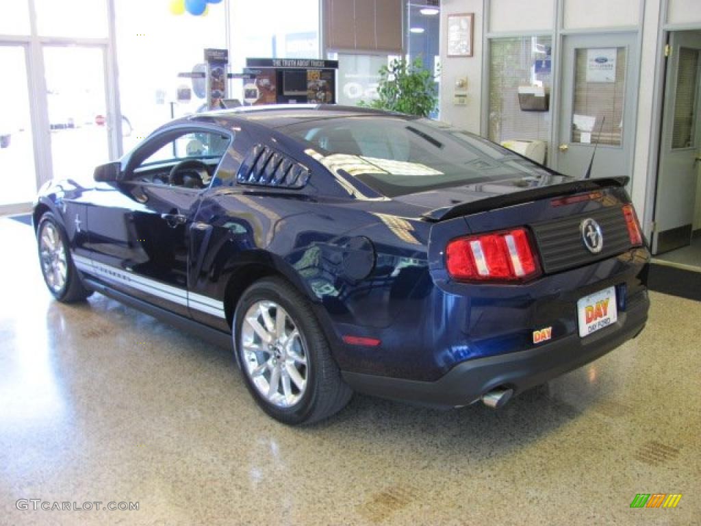 2011 Mustang V6 Premium Coupe - Kona Blue Metallic / Charcoal Black photo #6