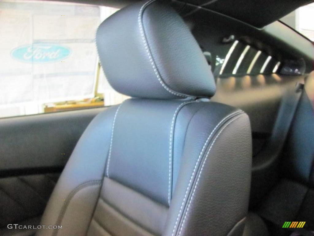 2011 Mustang V6 Premium Coupe - Kona Blue Metallic / Charcoal Black photo #17