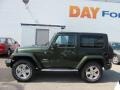 2008 Jeep Green Metallic Jeep Wrangler Sahara 4x4  photo #2