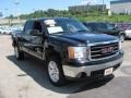 2007 Onyx Black GMC Sierra 1500 SLT Crew Cab  photo #6