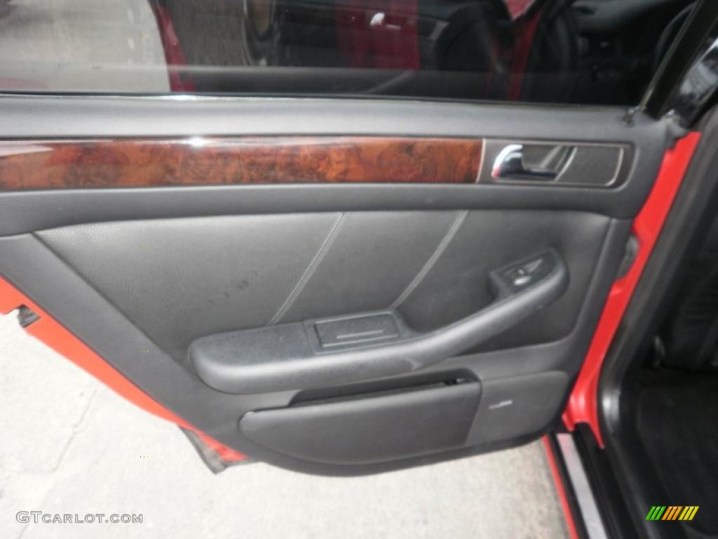 2001 A6 2.7T quattro Sedan - Tornado Red / Onyx photo #15