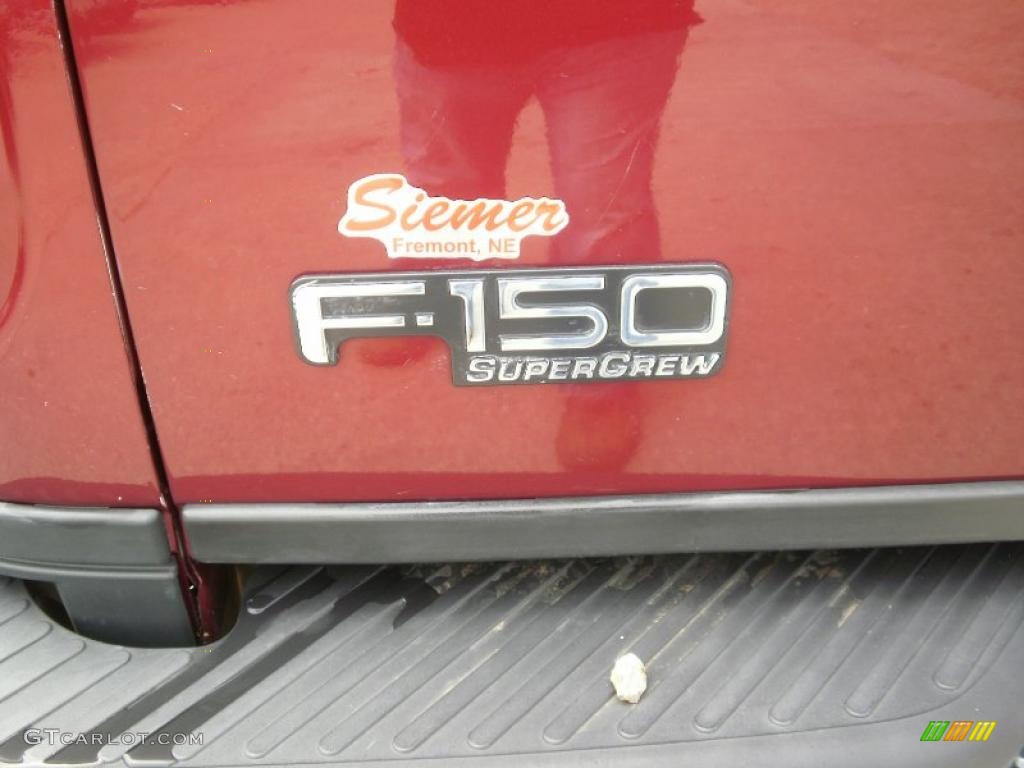 2003 F150 XLT SuperCrew 4x4 - Toreador Red Metallic / Medium Parchment Beige photo #6
