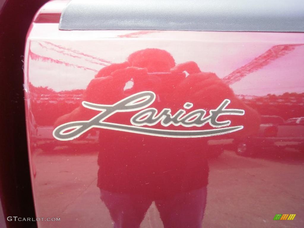 2003 F150 XLT SuperCrew 4x4 - Toreador Red Metallic / Medium Parchment Beige photo #26