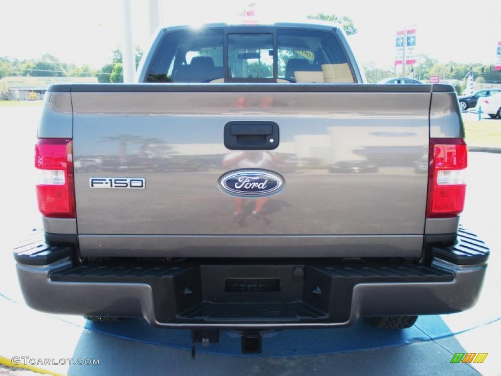 2005 F150 STX SuperCab 4x4 - Dark Shadow Grey Metallic / Medium Flint Grey photo #4