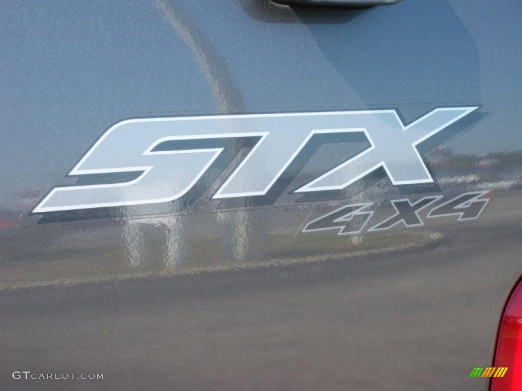 2005 F150 STX SuperCab 4x4 - Dark Shadow Grey Metallic / Medium Flint Grey photo #10