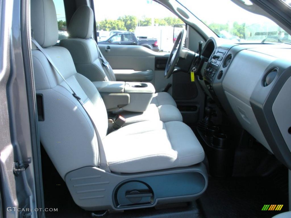 2005 F150 STX SuperCab 4x4 - Dark Shadow Grey Metallic / Medium Flint Grey photo #16