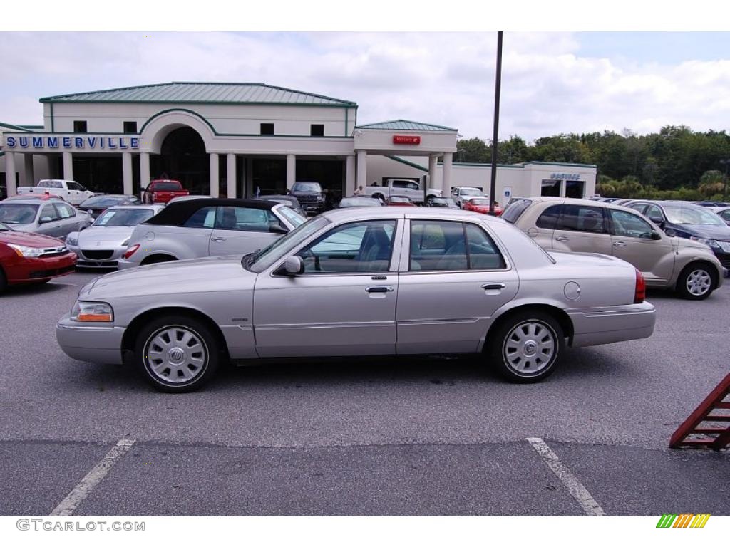 2004 Grand Marquis LS - Silver Birch Metallic / Light Flint photo #2