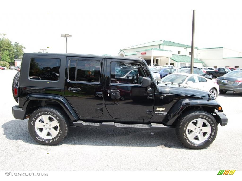 2008 Wrangler Unlimited Sahara 4x4 - Steel Blue Metallic / Dark Slate Gray/Med Slate Gray photo #13