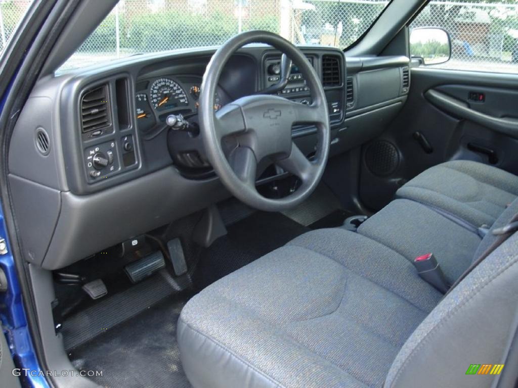 2004 Silverado 1500 Regular Cab - Arrival Blue Metallic / Medium Gray photo #18