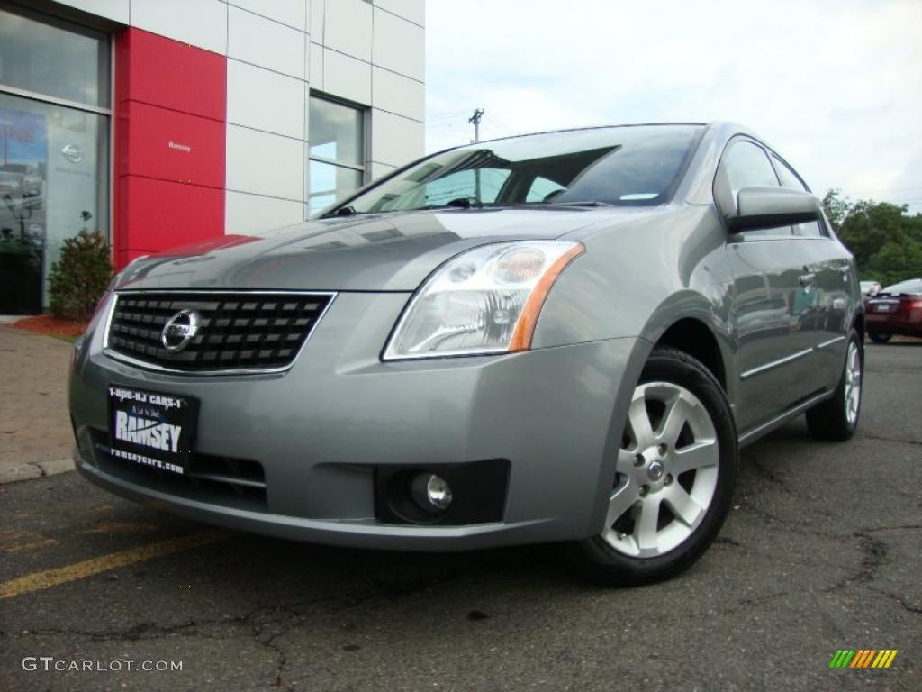 2007 Sentra 2.0 SL - Magnetic Gray / Charcoal/Steel photo #1