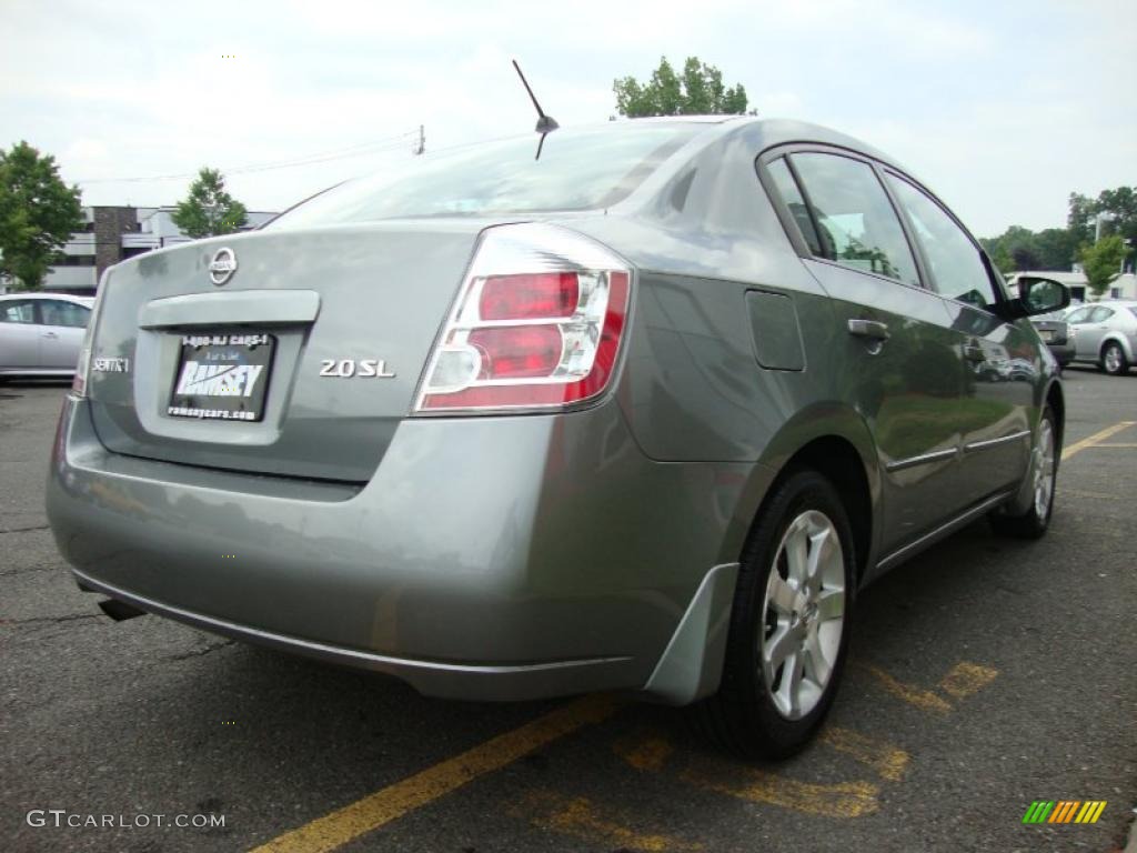2007 Sentra 2.0 SL - Magnetic Gray / Charcoal/Steel photo #6