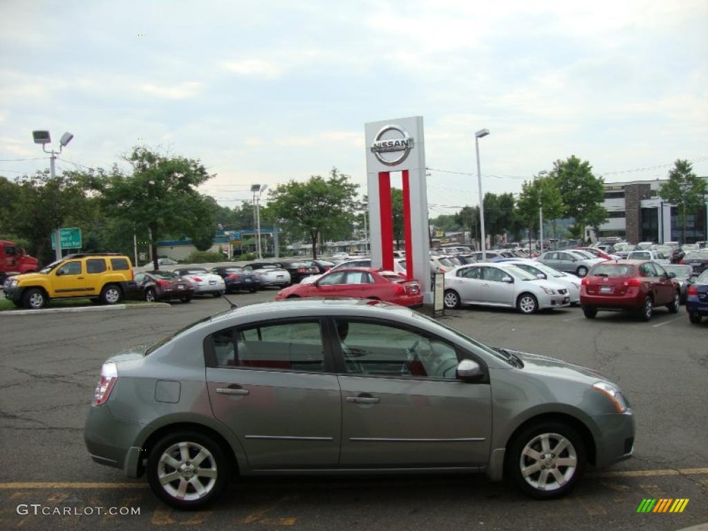 2007 Sentra 2.0 SL - Magnetic Gray / Charcoal/Steel photo #7