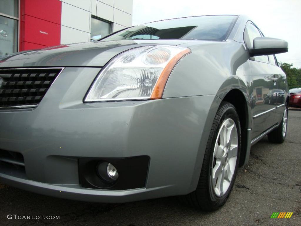 2007 Sentra 2.0 SL - Magnetic Gray / Charcoal/Steel photo #10