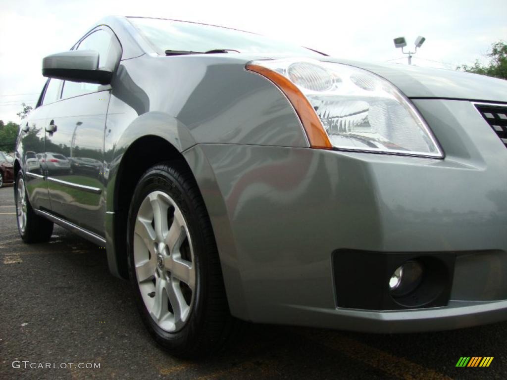 2007 Sentra 2.0 SL - Magnetic Gray / Charcoal/Steel photo #18