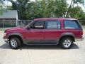 1996 Electric Red Metallic Ford Explorer XLT 4x4  photo #2