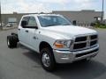 2011 Bright White Dodge Ram 3500 HD SLT Crew Cab 4x4 Chassis  photo #5