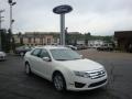 2010 White Suede Ford Fusion SE  photo #1