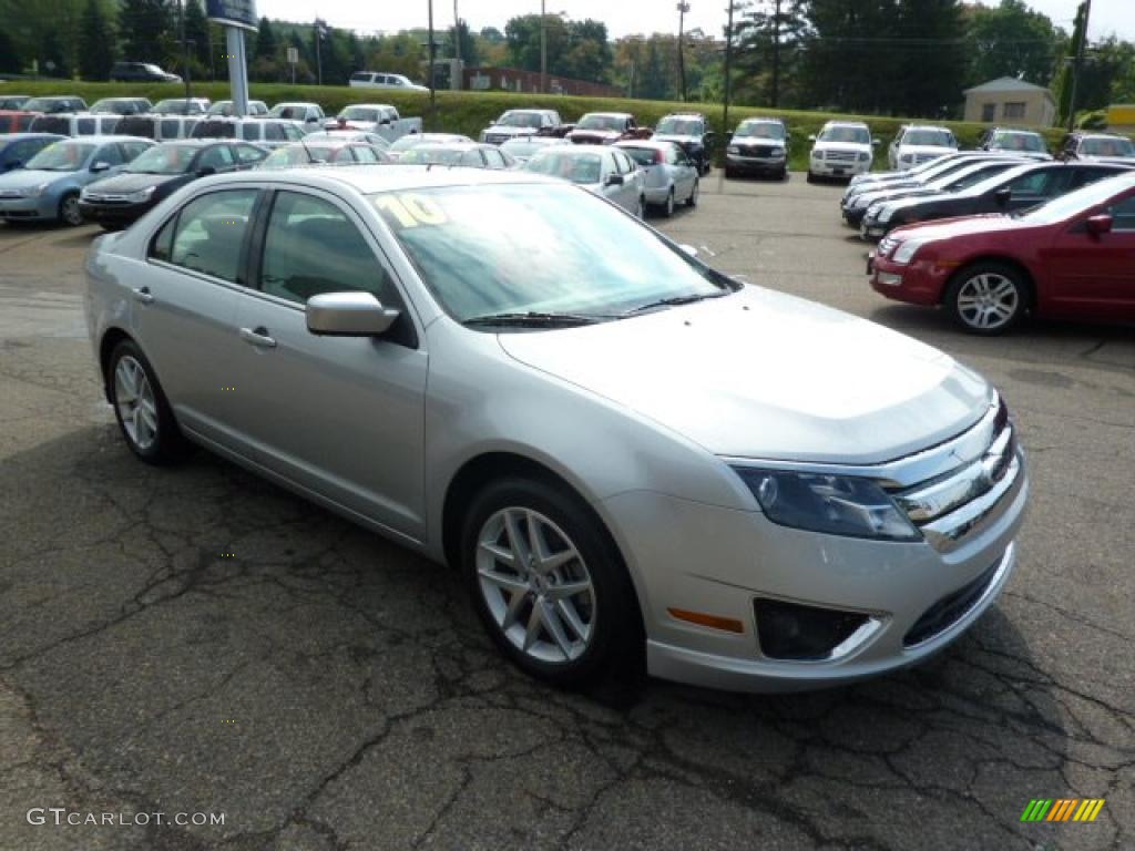 2010 Fusion SEL V6 - Brilliant Silver Metallic / Medium Light Stone photo #6