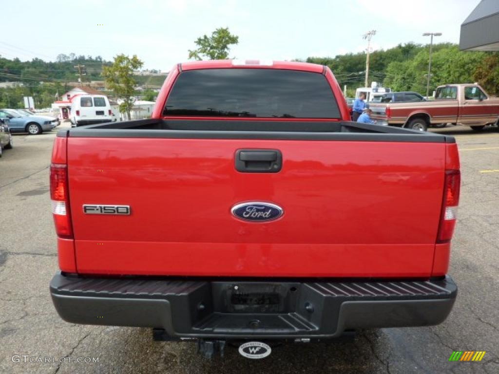 2006 F150 FX4 SuperCrew 4x4 - Bright Red / Medium/Dark Flint photo #3