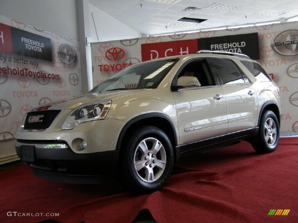 2008 Acadia SLT AWD - Gold Mist Metallic / Ebony photo #1