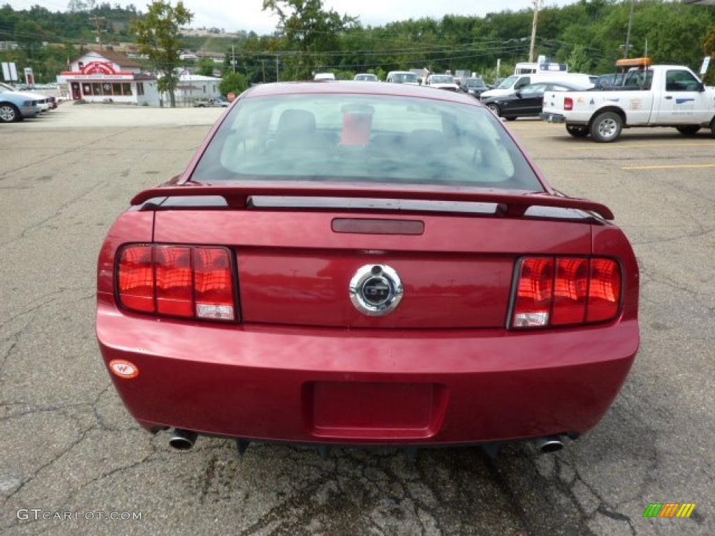 2007 Mustang GT/CS California Special Coupe - Redfire Metallic / Black/Parchment photo #3