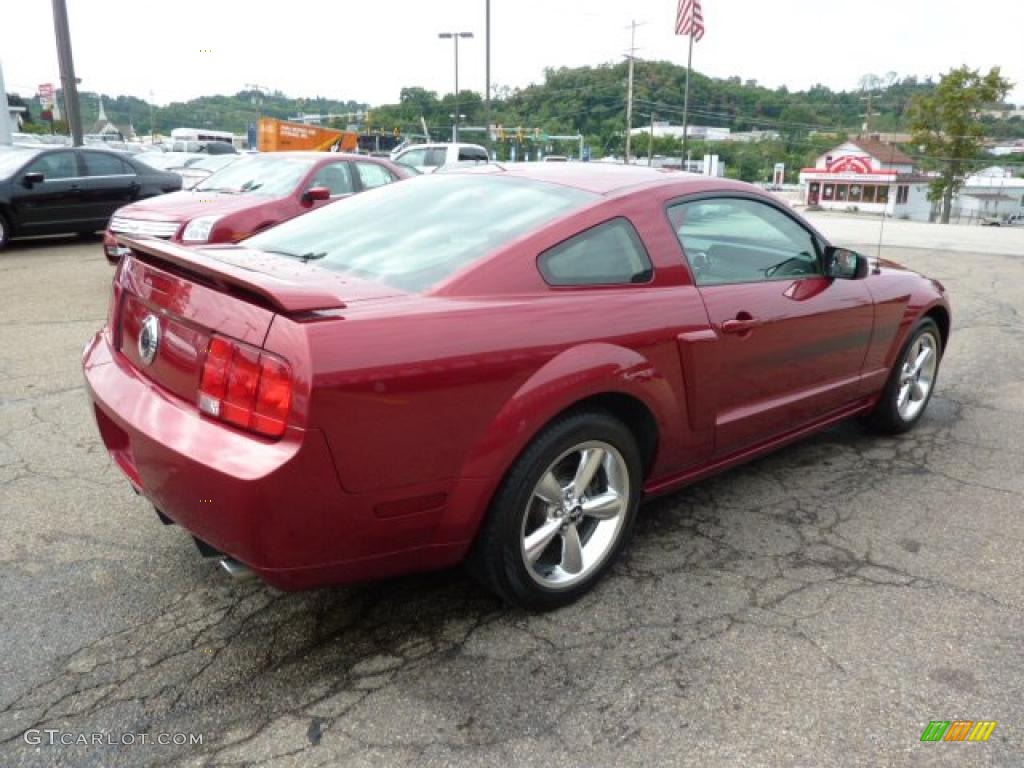 2007 Mustang GT/CS California Special Coupe - Redfire Metallic / Black/Parchment photo #4