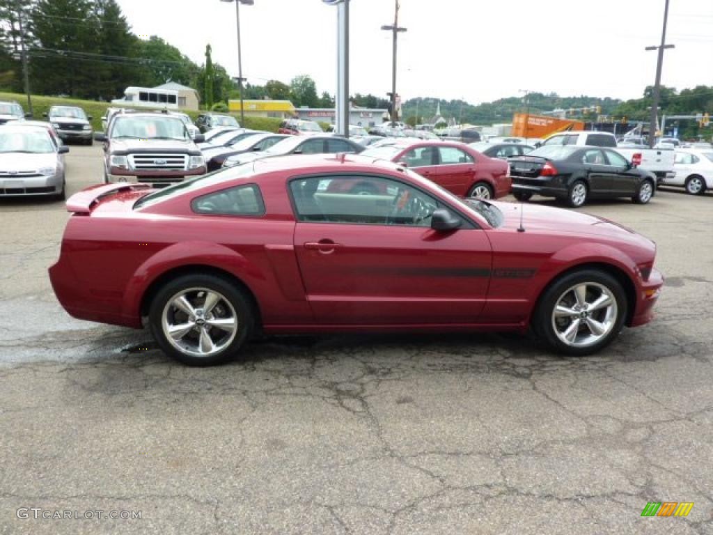 2007 Mustang GT/CS California Special Coupe - Redfire Metallic / Black/Parchment photo #5