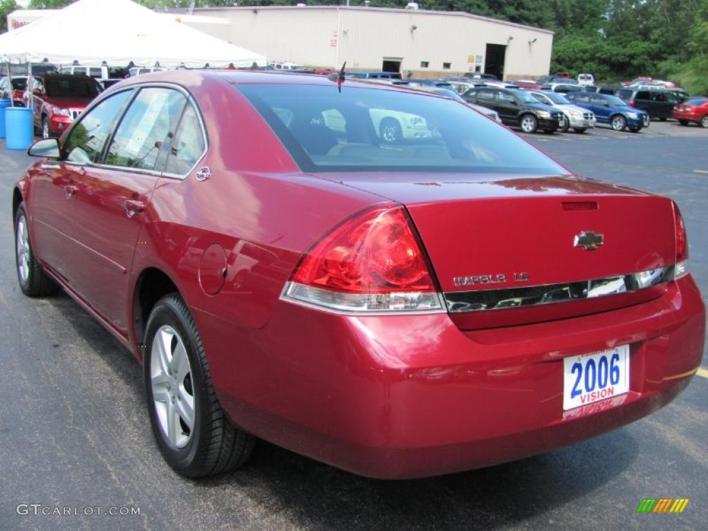 2006 Impala LS - Sport Red Metallic / Gray photo #15