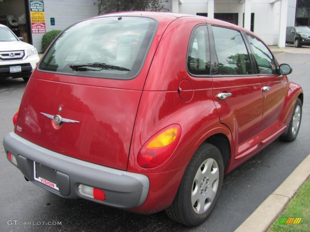 2003 PT Cruiser  - Inferno Red Pearl / Taupe/Pearl Beige photo #2