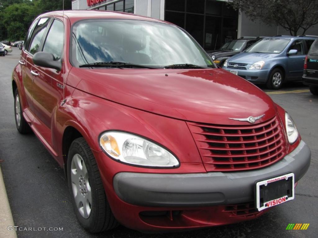 2003 PT Cruiser  - Inferno Red Pearl / Taupe/Pearl Beige photo #15