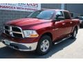 2010 Inferno Red Crystal Pearl Dodge Ram 1500 ST Crew Cab 4x4  photo #1