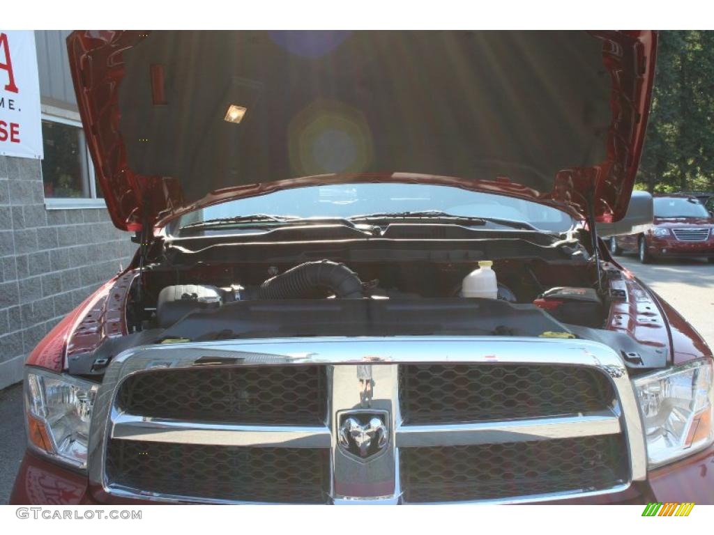 2010 Ram 1500 ST Crew Cab 4x4 - Inferno Red Crystal Pearl / Dark Slate/Medium Graystone photo #25