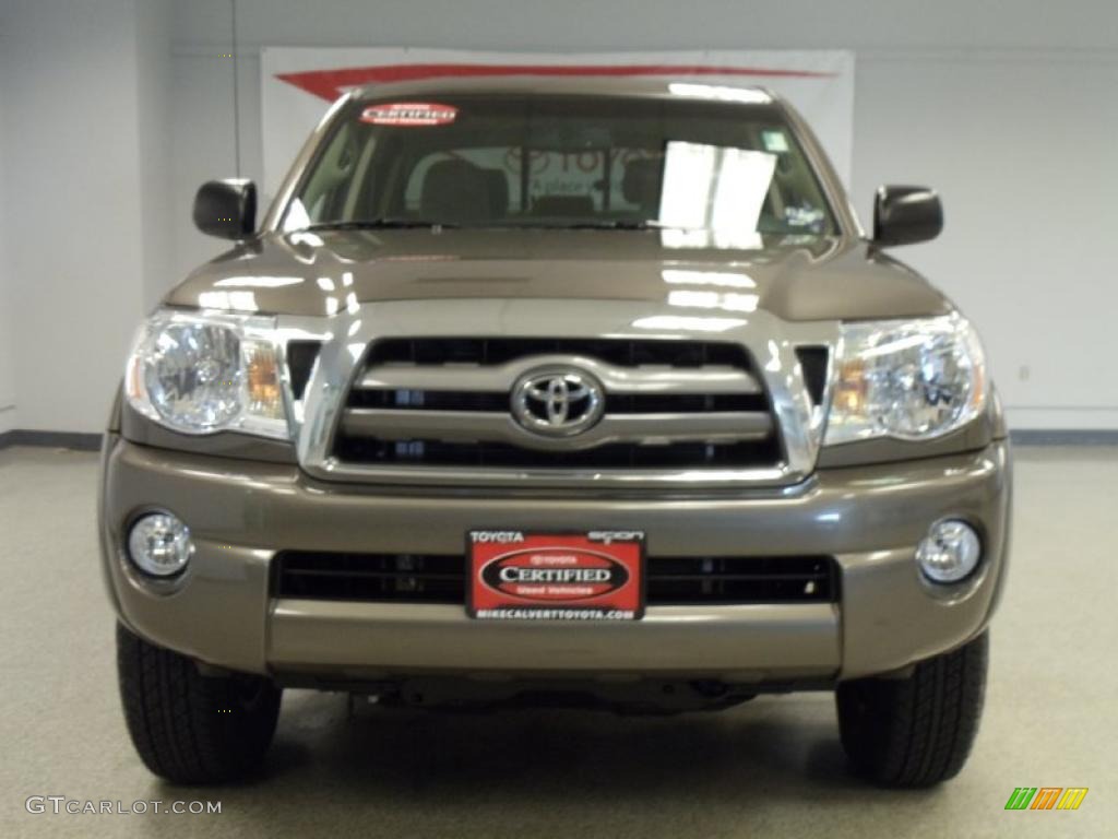 2010 Tacoma V6 SR5 PreRunner Double Cab - Pyrite Mica / Sand Beige photo #2