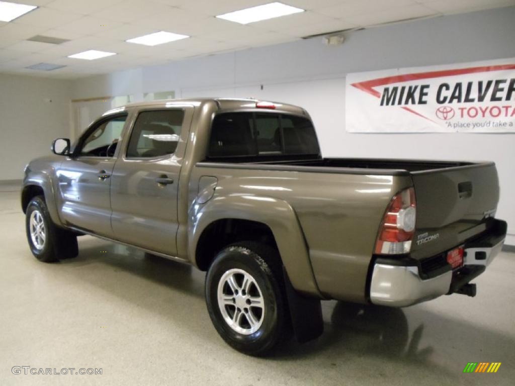 2010 Tacoma V6 SR5 PreRunner Double Cab - Pyrite Mica / Sand Beige photo #5