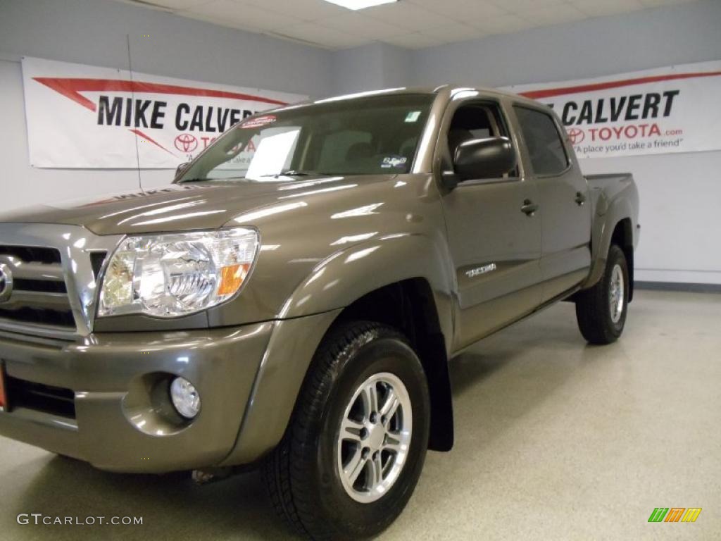 2010 Tacoma V6 SR5 PreRunner Double Cab - Pyrite Mica / Sand Beige photo #9
