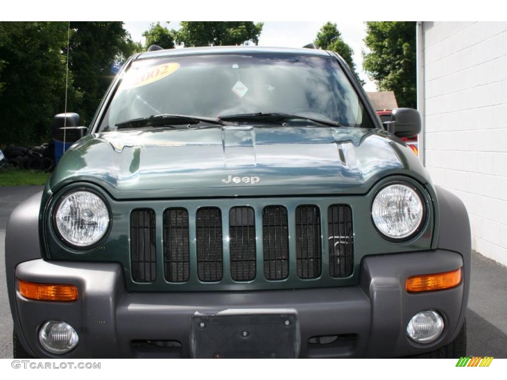 2002 Liberty Sport 4x4 - Shale Green Metallic / Dark Slate Gray photo #6