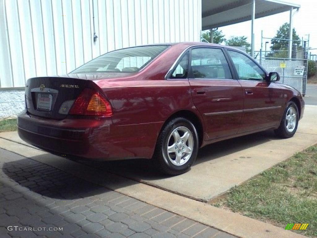 2001 Avalon XL - Vintage Red Pearl / Taupe photo #17