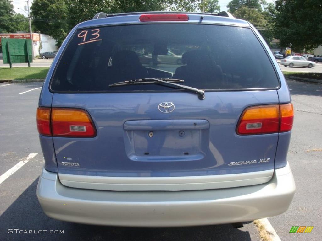 1999 Sienna XLE - Denim Blue Pearl / Gray photo #7