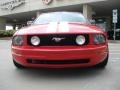 2005 Torch Red Ford Mustang V6 Deluxe Coupe  photo #9