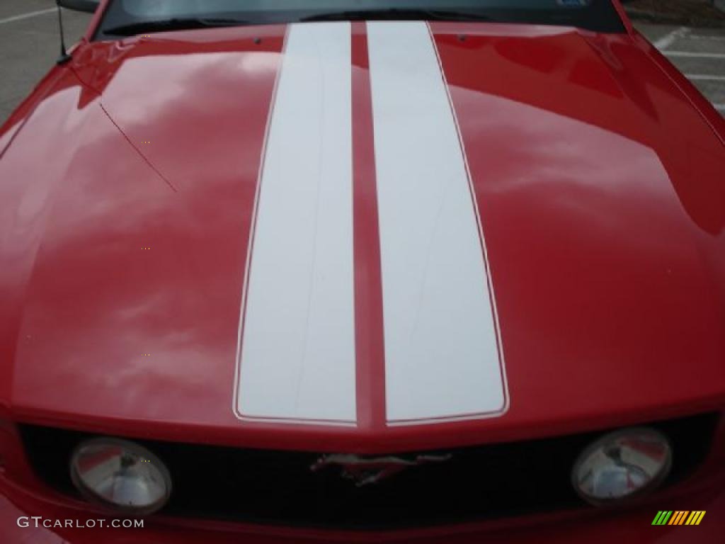 2005 Mustang V6 Deluxe Coupe - Torch Red / Dark Charcoal photo #28