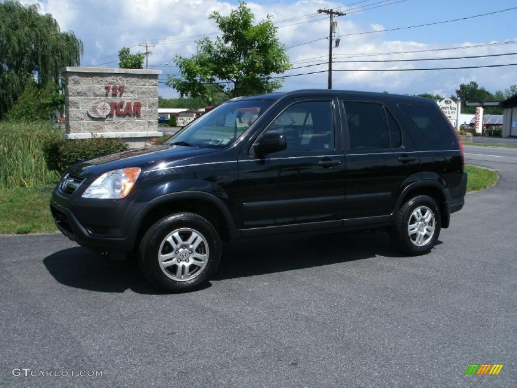2004 CR-V EX 4WD - Nighthawk Black Pearl / Black photo #1